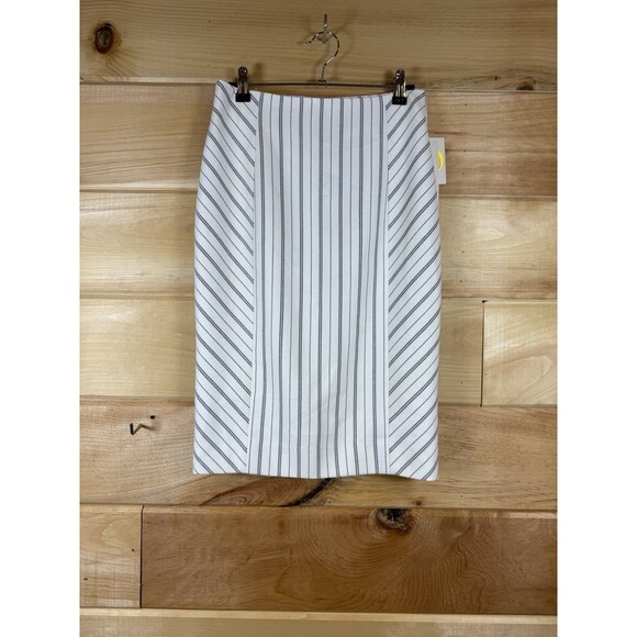 Etcetera Dresses & Skirts - Etcetera, Pencil Skirt featuring a white and black pinstripe Women’s‎ 2 NWT!